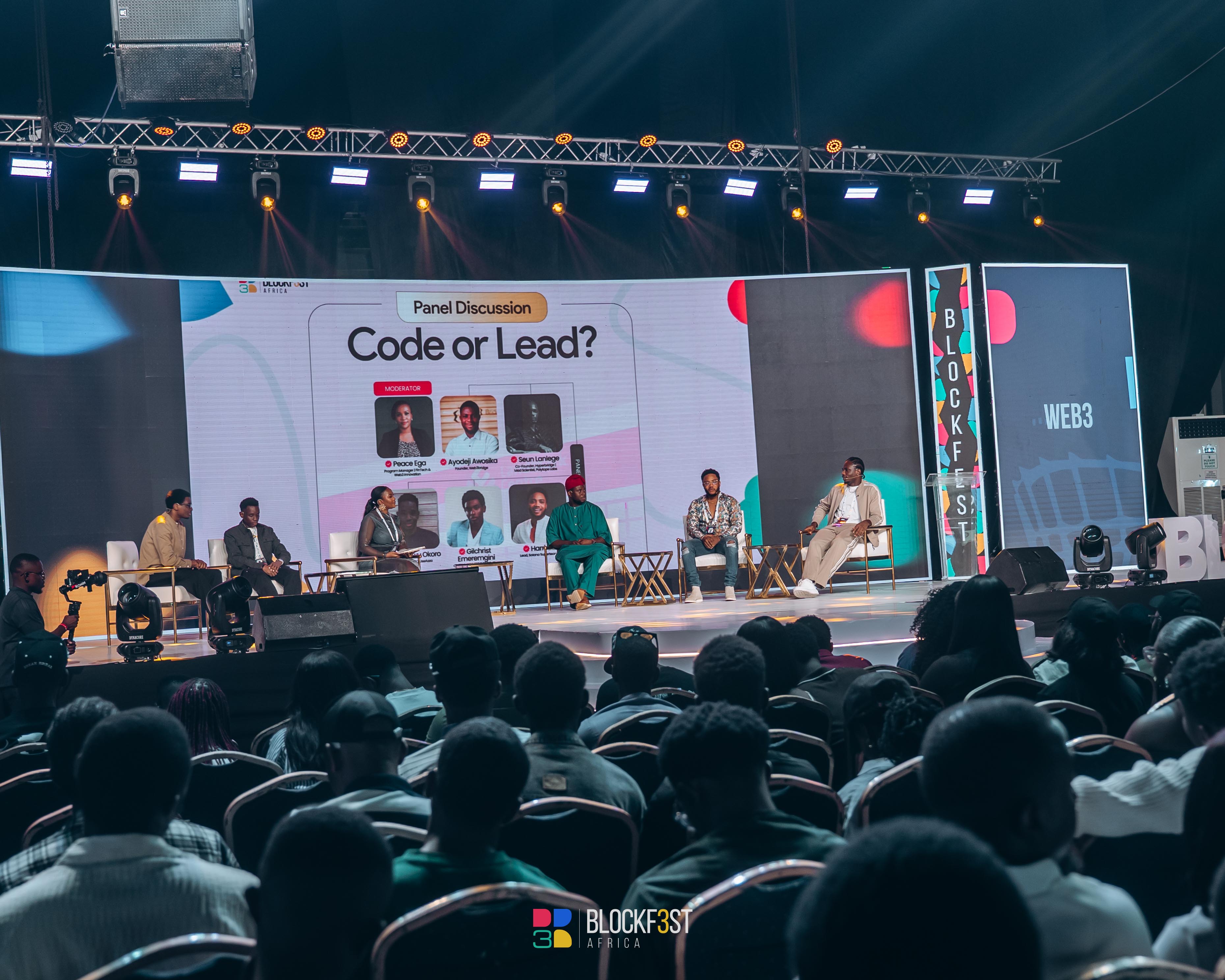 Harrison at BlockFest Africa - Code or Lead Panel Discussion